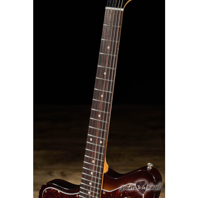 Fano PX6 Alt de Facto Left-Handed Mahogany Lollar Firebird Guitar –Tobacco Burst