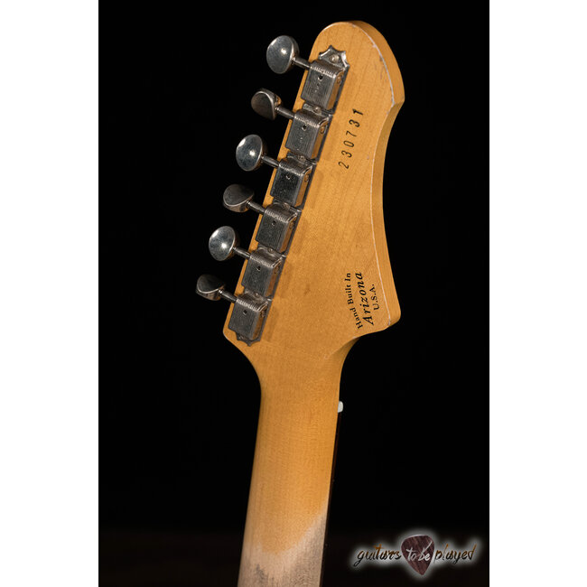 Fano PX6 Alt de Facto Left-Handed Mahogany Lollar Firebird Guitar –Tobacco Burst