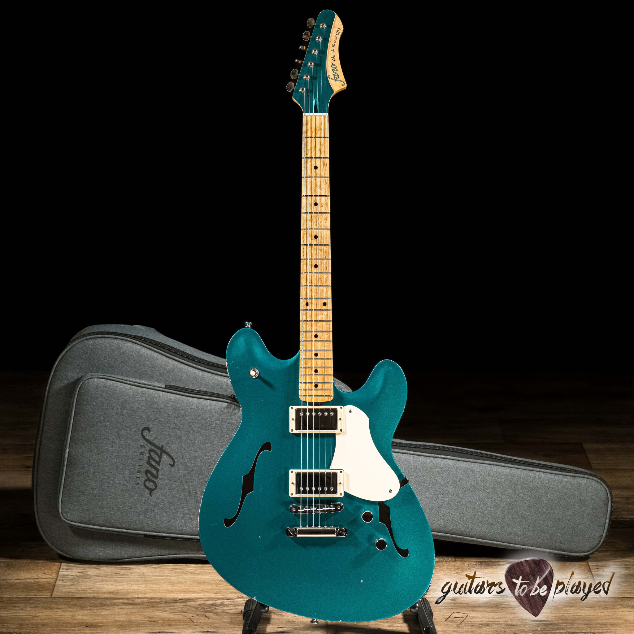 Fano GF6 Alt de Facto Semi-Hollow w/ HB's & Birdseye – Ocean