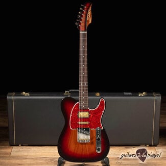 Shelton Shelton TimeFlite Vintage “Nashville” Tele w/ Lambertones – 3-Tone Sunburst