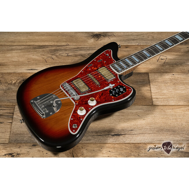 Shelton GalaxyFlite Super III w/ Ebony Fretboard & Lambertones – 3-Tone Sunburst