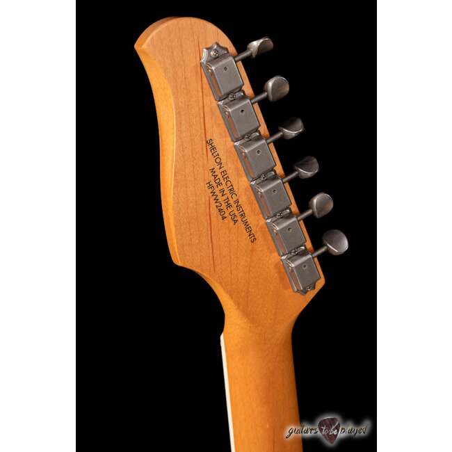 Shelton Timeflite GTX Mahogany Thinline w/ Mastery & Lambertones – Black