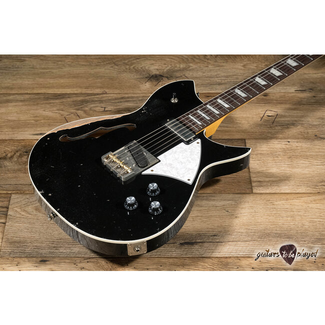 Fano RB6T Thinline Alt de Facto w/ Lollar Firebird & Vintage T – Bull Black