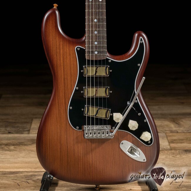 Shelton SkyFlite Redwood Body w/ Roasted Flame Maple – Violin Burst Satin