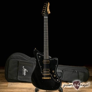 Fano Fano JM6 Alt de Facto Black Limba Neck Guitar w/ Suhr Thornbuckers – Bull Black