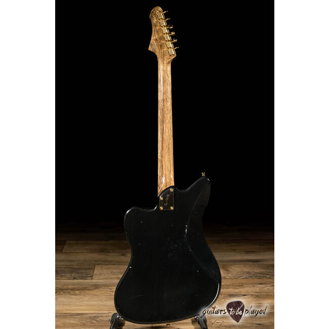 Fano JM6 Alt de Facto Black Limba Neck Guitar w/ Suhr Thornbuckers – Bull Black
