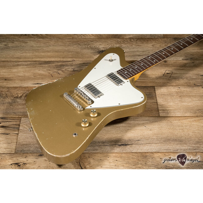 Fano PX6 Oltre Lollar Mini Humbucker Guitar w/ Gigbag – Gold Top