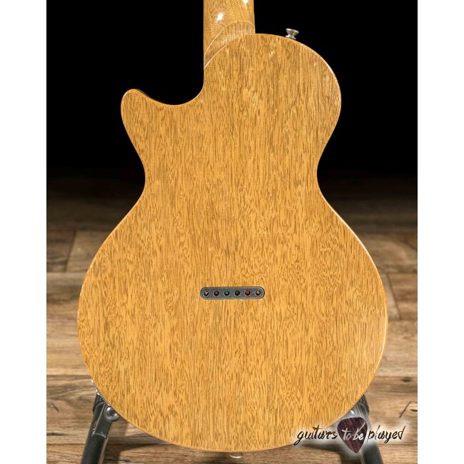 Fano SP6 Alt de Facto Korina Set Neck Guitar w/ Mini Humbuckers – Vintage Amber