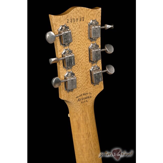 Fano SP6 Alt de Facto Korina Set Neck Guitar w/ Mini Humbuckers – Vintage Amber