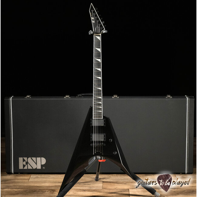 ESP ESP E II Arrow NT EMG Electric Guitar w Case Black