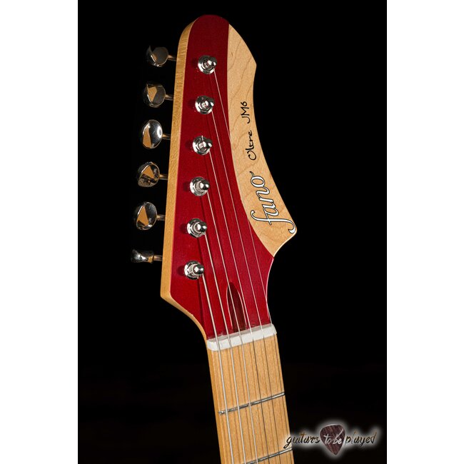 Fano JM6 Oltre Humbucker Maple Fretboard Guitar w/ Gigbag – Candy Apple Red