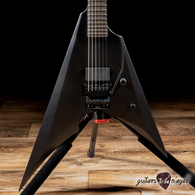 ESP LTD Arrow Black Metal Floyd Rose EMG Guitar – Black Satin