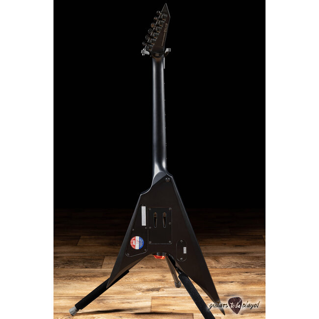 ESP LTD Arrow Black Metal Floyd Rose EMG Guitar – Black Satin