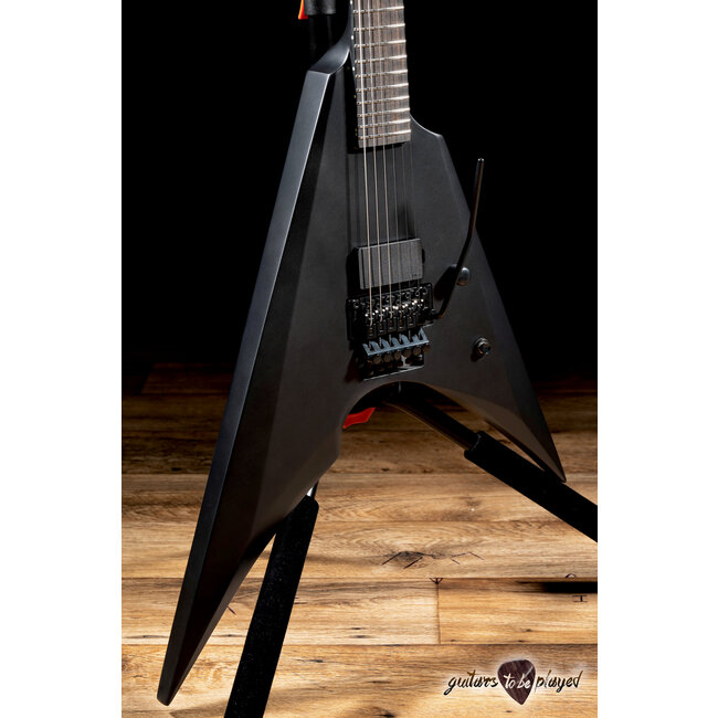 ESP LTD Arrow Black Metal Floyd Rose EMG Guitar – Black Satin