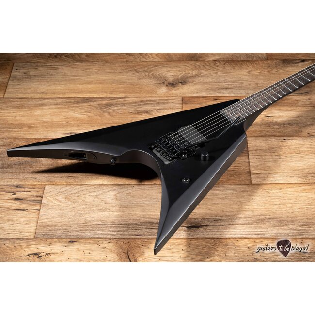 ESP LTD Arrow Black Metal Floyd Rose EMG Guitar – Black Satin