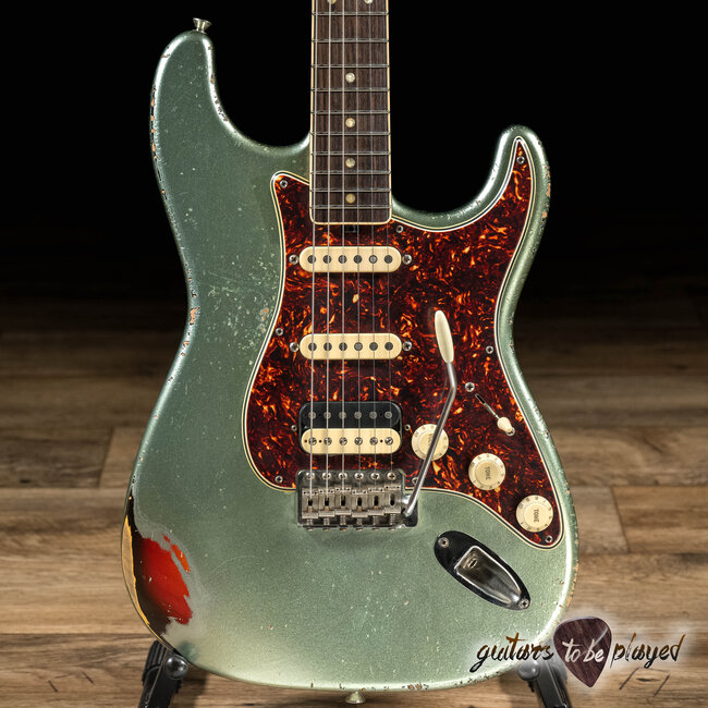 Shabat Lynx Alder HSS w/ Rosewood & Lollar 64’s/Imperial - Firemist Silver/3TSB