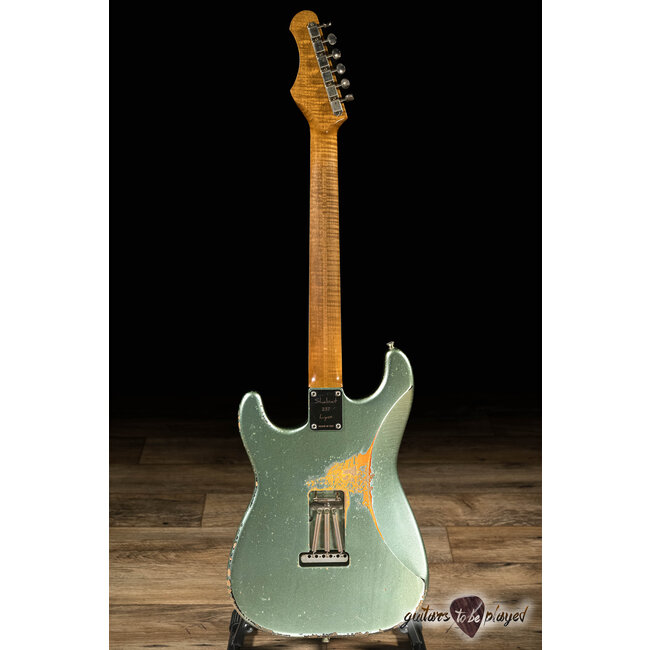 Shabat Lynx Alder HSS w/ Rosewood & Lollar 64’s/Imperial - Firemist Silver/3TSB