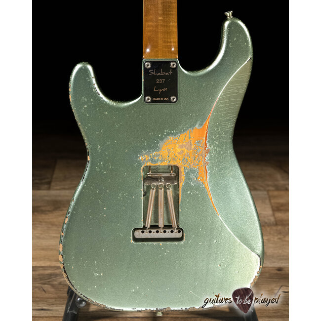 Shabat Lynx Alder HSS w/ Rosewood & Lollar 64’s/Imperial - Firemist Silver/3TSB