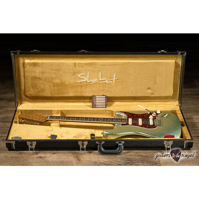Shabat Lynx Alder HSS w/ Rosewood & Lollar 64’s/Imperial - Firemist Silver/3TSB