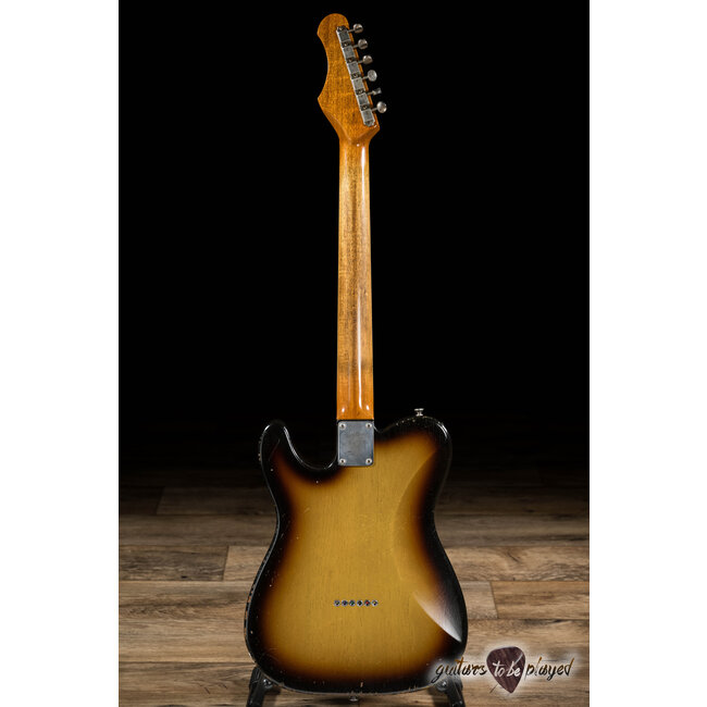 Shabat Lion Deluxe Mahogany Neck & Body w/ Lollar Imperials – Tobacco Burst