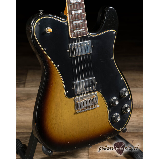 Shabat Lion Deluxe Mahogany Neck & Body w/ Lollar Imperials – Tobacco Burst