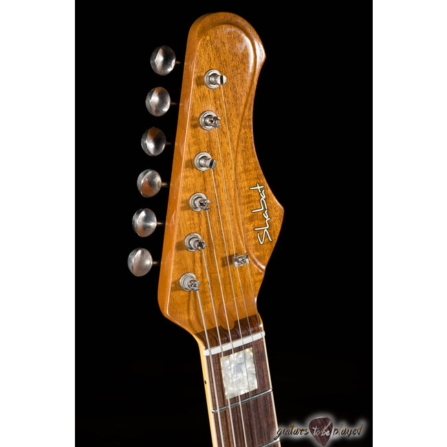 Shabat Lion Deluxe Mahogany Neck & Body w/ Lollar Imperials – Tobacco Burst