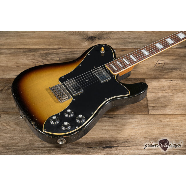 Shabat Lion Deluxe Mahogany Neck & Body w/ Lollar Imperials – Tobacco Burst