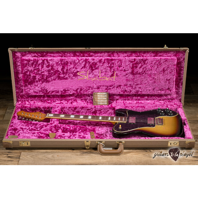 Shabat Lion Deluxe Mahogany Neck & Body w/ Lollar Imperials – Tobacco Burst