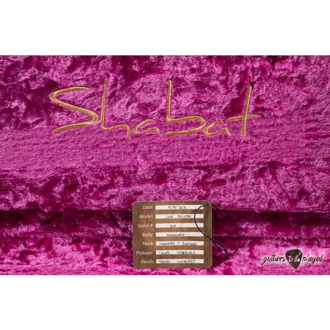 Shabat Lion Deluxe Mahogany Neck & Body w/ Lollar Imperials – Tobacco Burst