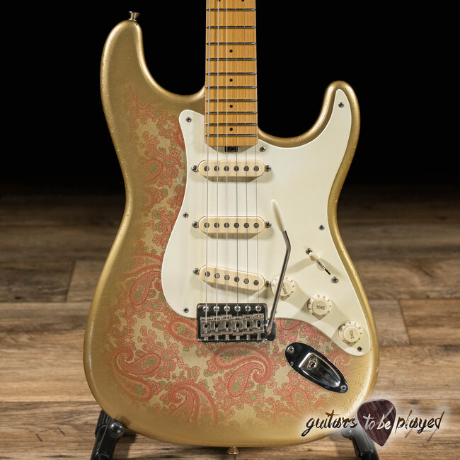 Shabat Lynx Alder S-Style w/ Lollar Blondes & Special S –Pink Paisley/Gold Burst