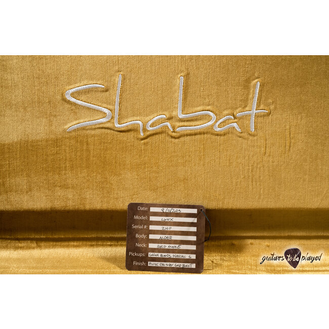 Shabat Lynx Alder S-Style w/ Lollar Blondes & Special S –Pink Paisley/Gold Burst