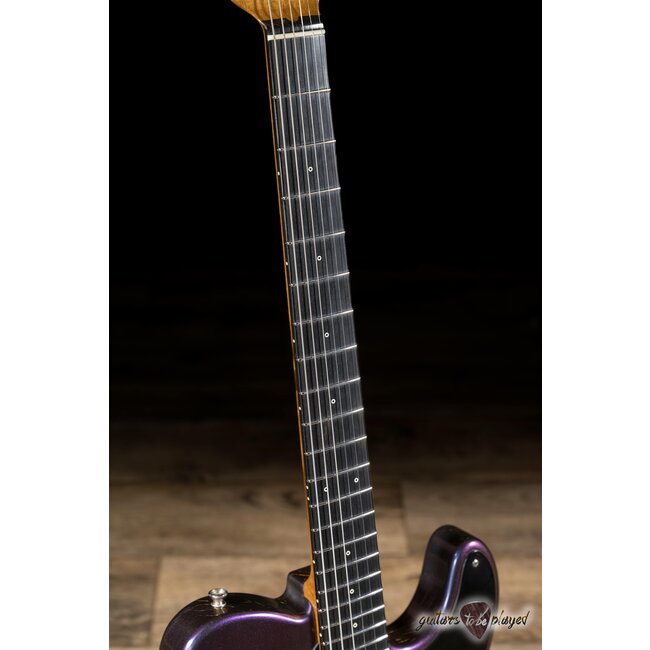 Shabat Lion Special Ebony Fretboard w/ Stainless Frets & HB’s – Cosmic Amethyst
