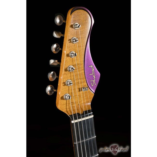 Shabat Lion Special Ebony Fretboard w/ Stainless Frets & HB’s – Cosmic Amethyst