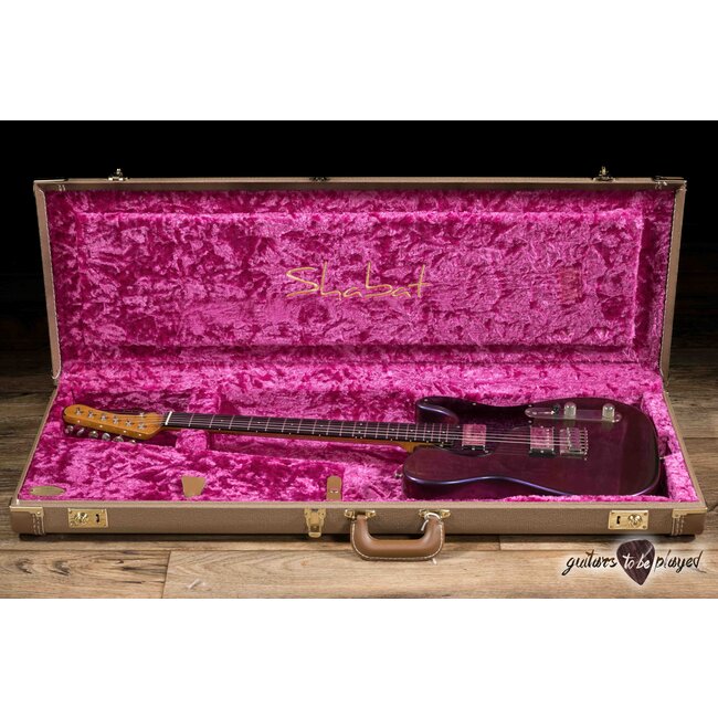 Shabat Lion Special Ebony Fretboard w/ Stainless Frets & HB’s – Cosmic Amethyst