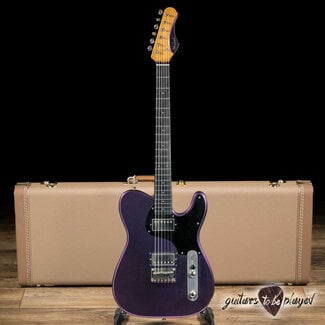 Shabat Guitars Shabat Lion Special Ebony Fretboard w/ Stainless Frets & HB’s – Cosmic Amethyst