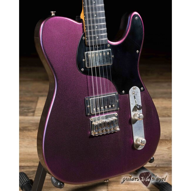 Shabat Lion Special Ebony Fretboard w/ Stainless Frets & HB’s – Cosmic Amethyst