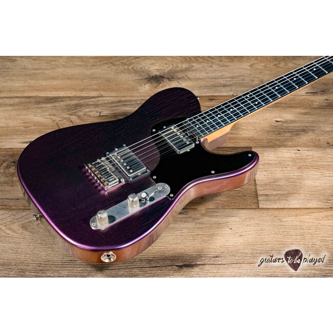 Shabat Lion Special Ebony Fretboard w/ Stainless Frets & HB’s – Cosmic Amethyst