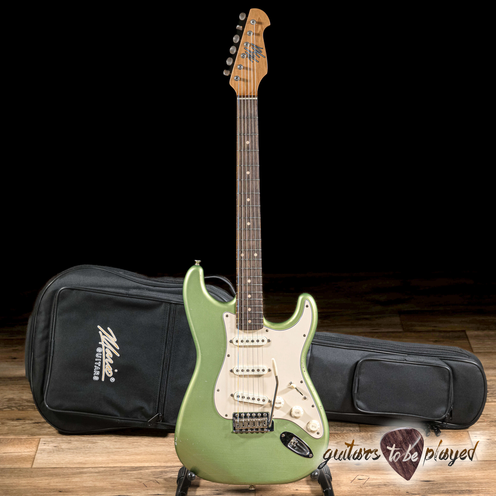 Mario Martin Guitars Swamp Ash S-Style w/ Arcane 61 PUs – Avocado