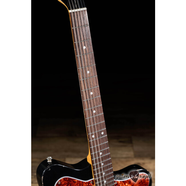 Fano PX6 Oltre Lollar Low Wind & Standard P-90 Guitar w/ Gigbag – Bull Black