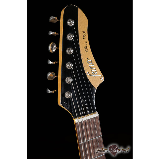 Fano PX6 Oltre Lollar Low Wind & Standard P-90 Guitar w/ Gigbag – Bull Black