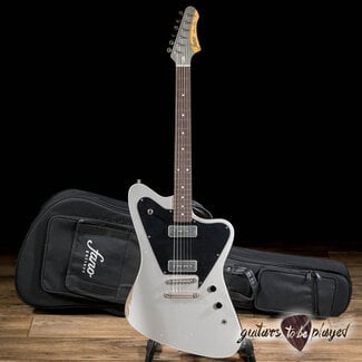Fano Guitars Fano PX6 Oltre Lollar OmniTron & Standard P-90 Guitar w/ Gigbag – Inca Silver