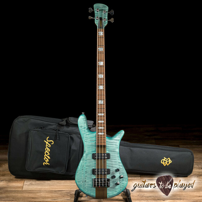 Spector Euro 4 RST Aguilar-Equipped Bass Guitar – Turquoise Tide Matte