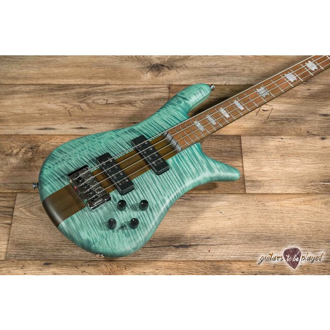 Spector Euro 4 RST Aguilar-Equipped Bass Guitar – Turquoise Tide Matte