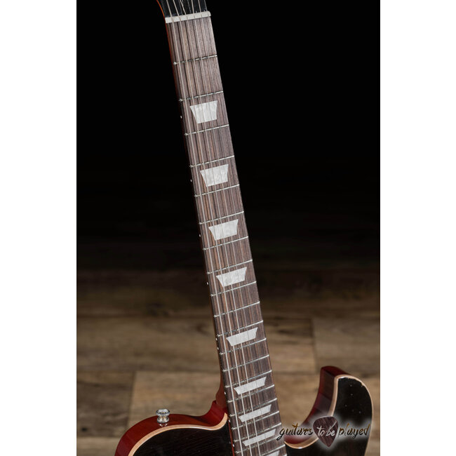 Fano TC6 Alt de Facto Maple Carve Top w/ Lollar Imperials & Case – Tobacco Burst