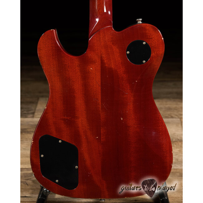 Fano TC6 Alt de Facto Maple Carve Top w/ Lollar Imperials & Case – Tobacco Burst