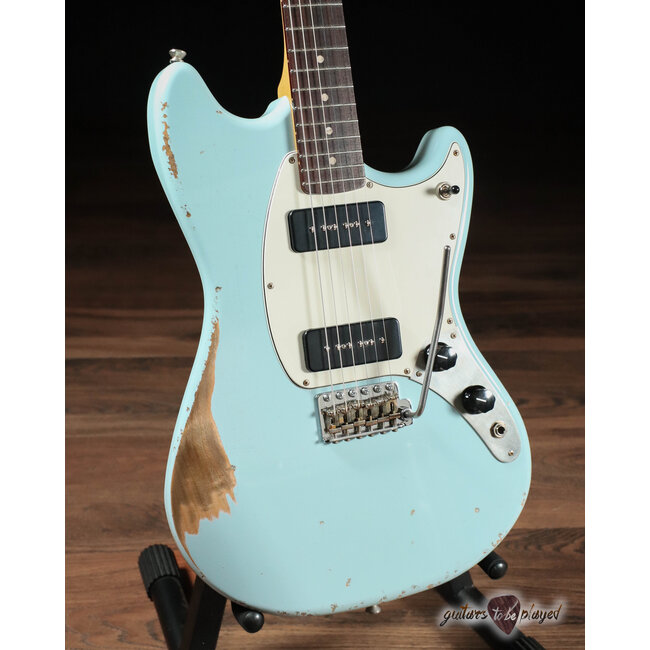 Fano MG6 Oltre Lambertones Ristretto P-90 Guitar w/ Gigbag –Sonic Blue