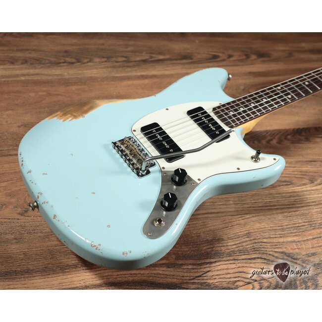 Fano MG6 Oltre Lambertones Ristretto P-90 Guitar w/ Gigbag –Sonic Blue