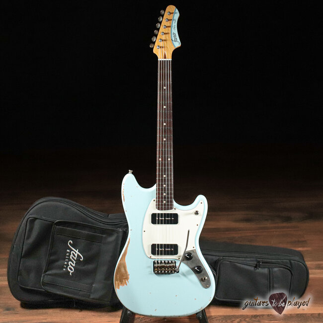 Fano MG6 Oltre Lambertones Ristretto P-90 Guitar w/ Gigbag –Sonic Blue