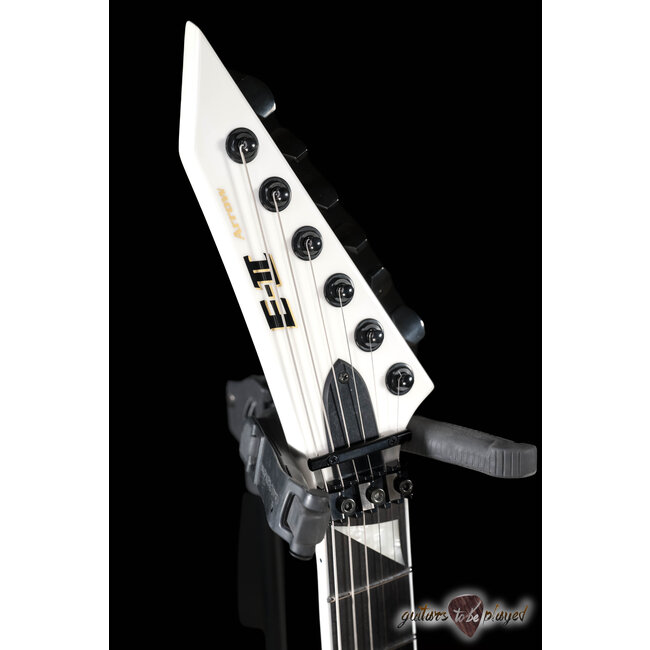 ESP E-II Arrow Floyd Rose EMG Guitar w/ Case – Snow White