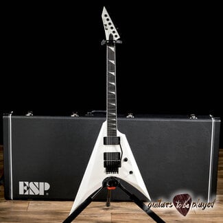 ESP ESP E-II Arrow Floyd Rose EMG Guitar w/ Case – Snow White